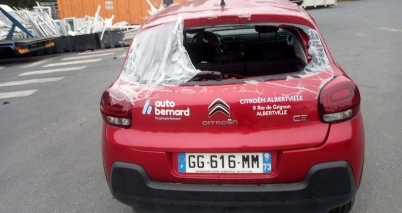 Citroen C3 cena 27500 przebieg: 4700, rok produkcji 2022 z Krotoszyn małe 379